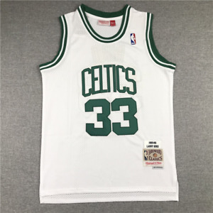 Boston Celtics Larry Bird 33# sewn fan jerseys