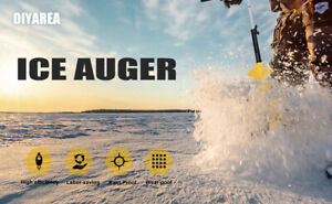 New ListingIce Drill Auger Nylon Ice Auger Drill Adapter Ice Burrowing 8''x41'' Free Ship