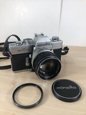 MINOLTA SRT 101 SLR 35mm Film Camera w/rokkor 1:14 F=58mm Lens & filter