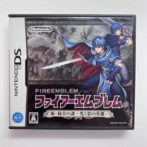 Nintendo DS Fire Emblem Mystery of the New Crest Hero of Light and Shadow