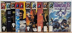The Punisher Magazine Lot Issues 2 3 4 5 6 7 8 9 10 11 Marvel 1989 FN/VF-