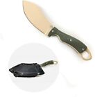 Black Scout Survival Feather Stick Nessmuk Fixed Blade Knife