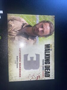 The Walking Dead Season 3  Wardrobe Card M38 Rick Grimes Relic