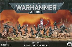 Warhammer 40k Drukhari Kabalite Warriors Dark Eldar NoS