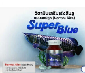 ARO PLUS super blue color enhancement vitamin dragon arowana fish capsule health