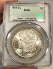 New Listing1882-CC Morgan Dollar graded MS64 by CAC Gorgeous Coin Nice Luster PQ+