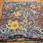 Pottery Barn Gray White Wild Flower Cotton Full/Queen Duvet Comforter Cover