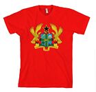 GHANA COUNTRY SEAL FLAG Red Cotton Adult Unisex T-Shirt Tee Top