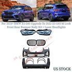For BMW X5 G05 Bumper Kit Upgrade to BMW X5M F95 Style 18-21 to 2022+Laserlights (For: 2022 BMW X5)