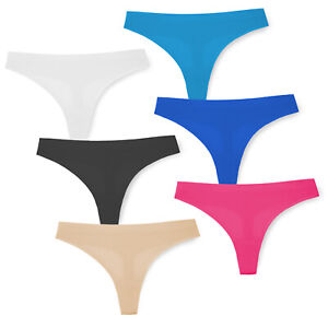 Women’s Underwear Seamless Basic Invisible Underwears Casual Thong Panties