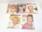 1940s/1950s Lot Of 5 Modern Screen Magazines W/Ricky Nelson/Debbie Reynolds/Day