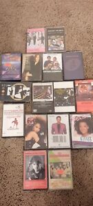 Cassette Tape lot of 16 R&B and Pop Rock Dance Soundtracks Music various...