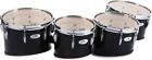 Pearl Finalist Marching Tenor Drums - 10/12/13/14 inch, Midnight Black