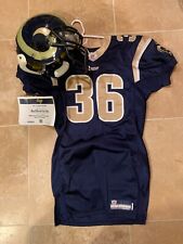 St. Louis Rams Game Used Helmet (COA) and Jersey