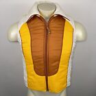 Womens Ski Vest Jacket Snow Coat Retro Striped Hippie Apres Vtg 60s 70s Medium