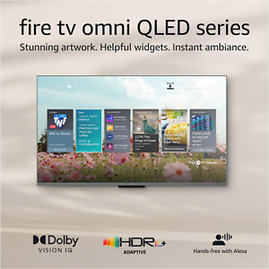 65-inch Fire TVOmni QLED Series 4K UHD Smart TV Dolby Vision IQ Hands-Free Alexa