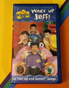 The Wiggles Wake Up Jeff (1999) VHS Clamshell - Kids Songs Music - Feathersword