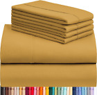 New ListingLuxclub 6 PC Queen Sheet Set, Breathable Luxury Bed Sheets, Deep Pockets 18