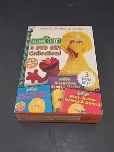 Sesame Street : 3 DVD Collection Stories Games & Songs