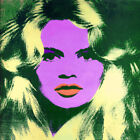 Andy Warhol Brigitte Bardot #2 Canvas Print 17 x 17