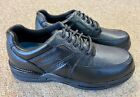InStride Men's Dakota Durango Black Leather Orthopedic Walking Casual Work Shoes