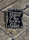 Harry Potter I Solemnly Swear I am Up to No Good Marauders Map Hat Lapel Pin NEW