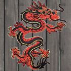 Red Dragon Embroidered Patch — Iron On