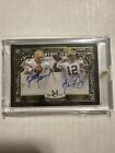 2015 Aaron Rodgers Brett Favre Topps Museum Collection Dual Auto /15 Packers