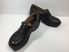 Bolo Brown Pebble Leather Slip On Clog Size 8.5 M  Mules Womens Comfort Shoes