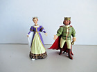 Papo KING & QUEEN w/Purple Dress Knight Medieval Nobleman Medieval Figures 2002