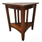 Ethan Allen American Impressions Triangle End Table 24-8423 Autumn Cherry 224