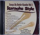 Songs by Dottie Rambo Volume 1 Christian Karaoke Style NEW CD+G Daywind 6 Songs