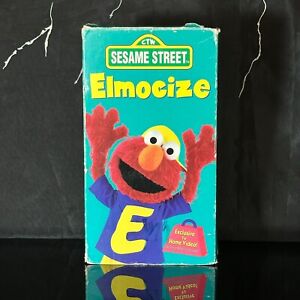 Sesame Street - Elmocize (VHS, 1996) Elmo With Cyndi Lauper