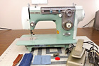 SERVICED - NEW HOME JANOME Super Heavy Duty Zigzag Sewing Machine LEATHER DENIIM