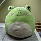 Squishmallow Valentines Philippe The Frog, Rare 12”, Used. No Tags Kelly Toys