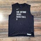 Nike NBA Team Issued San Antonio Spurs Doug McDermott Warm Up Practice Tank XL