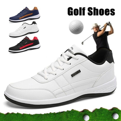 US Mens Golf Shoes Sneakers Running Anti-slip Plus Size Casual Sports Shoes Gym