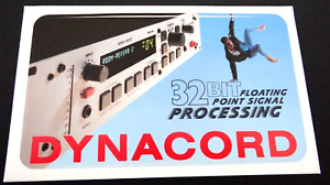 Dynacord 32-Bit Floating Point Signal Processing Digital Drums Advertising Sticker