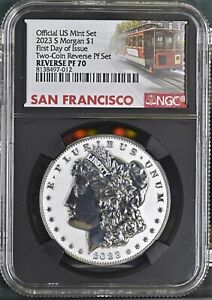 2023-S Reverse Proof MORGAN DOLLAR NGC PF70 First Day Of Issue Silver FDI FDOI