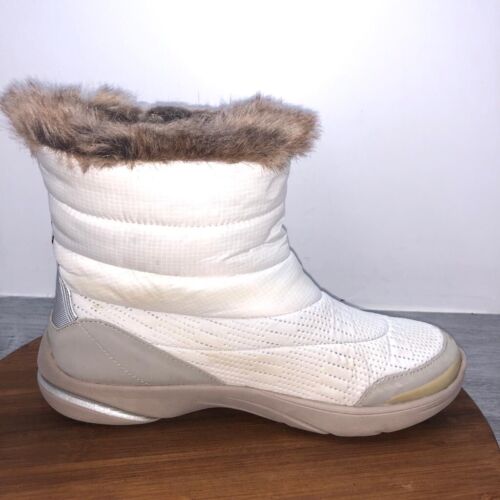 Bzees Women's Size 8.5 Luscious Multicolor Faux Fur Rain Snow Boots Comfort
