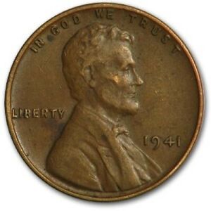 1941 P - Lincoln Wheat Penny - G/VG