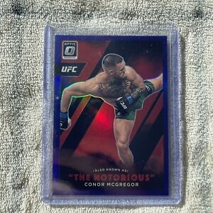 2022 Panini Donruss OPTIC UFC Conor McGregor Purple Prizm AKA “The Notorious”