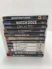 Lot Of 12 PlayStation 3 Games Untested As Is Madden, Watchdogs COD And More PS3