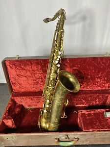 Vintage The Indiana By Martin Elkhart Ind. Tenor Saxophone with Case