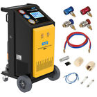 3/8HP Fully Automatic Refrigerant Recovery Machine AC HVAC Recycle Recharge Tool