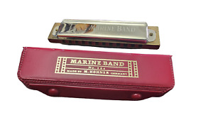 Hohner 364/24 Marine Band 12 Hole Harmonica  Key of C  New with Case