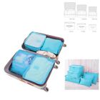6PCS S/M/L Waterproof Luggage Packing Cubes & Laundry Pouches For Travel&Storage