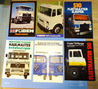 6 Vintage Foden Truck Sales Brochure's from the 1970's in VGC