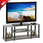 TV Stand For 55 Inch Flat Screens Entertainment Open Shelves Multiple Colors