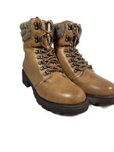 New MIA MAYLINN Winter Boots For Women's Sz 9  Medium KHAKI BROWN